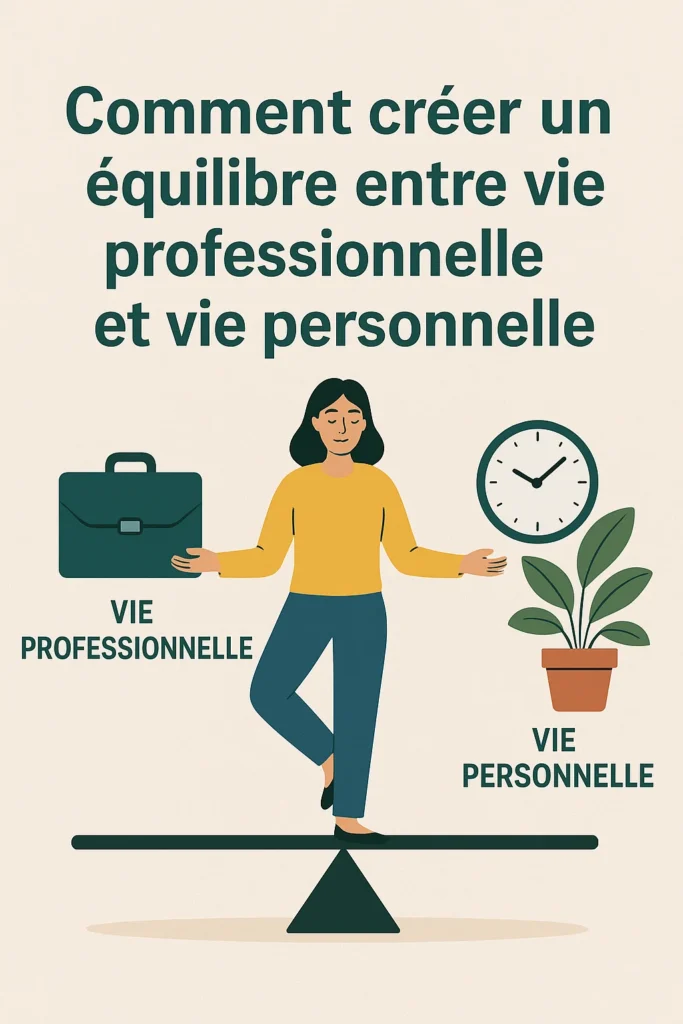 Comment créer un équilibre entre vie professionnelle et vie personnelle